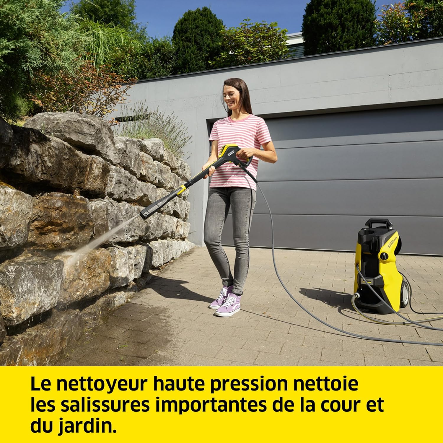 bleujardin - K 7 Premium Smart Control - 17,7 kg - 180 bar, 600 l/h, lance multi-jets, Rotabuse