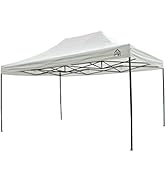 bleujardin - Tonnelle pop-up 3x4.5m entièrement imperméable - Blanc
