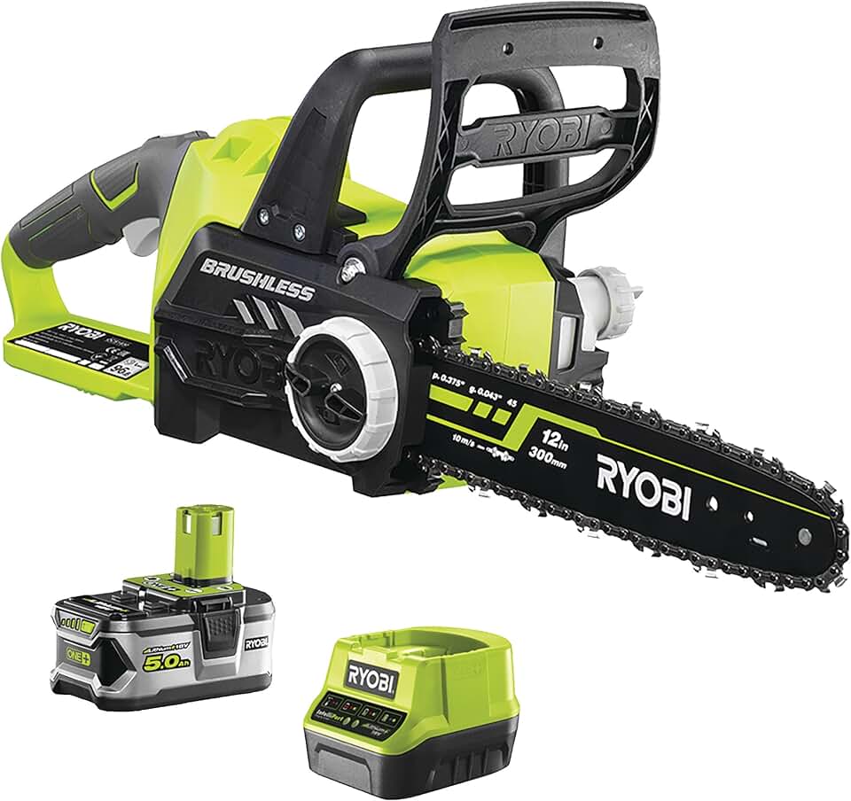 bleujardin - tronçonneuse One+ - 30 cm - moteur brushless, batterie 5Ah, RCS18X3050F