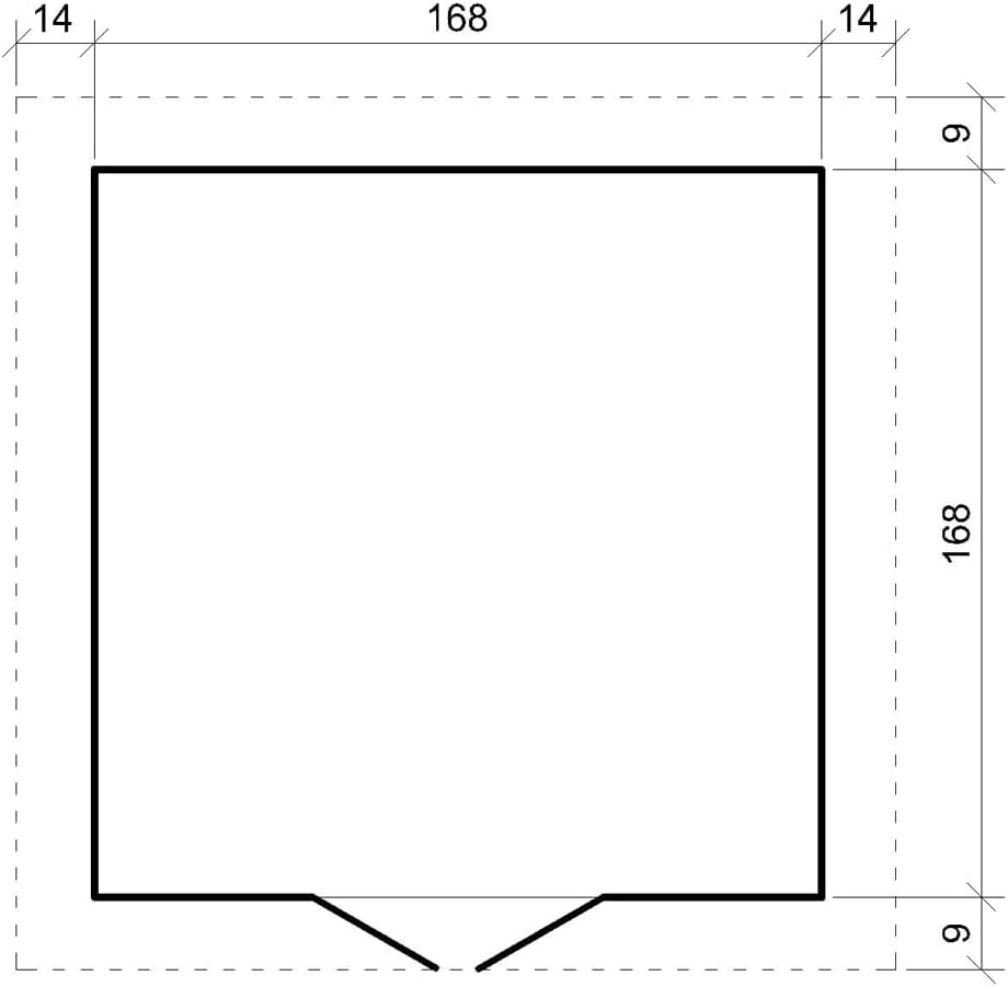 Abri de Jardin en Bois - Stockage extérieur I186xL196xH218 cm/ 2,82 m2 Petit abri à Outils, Local à vélos - bleujardin M320C