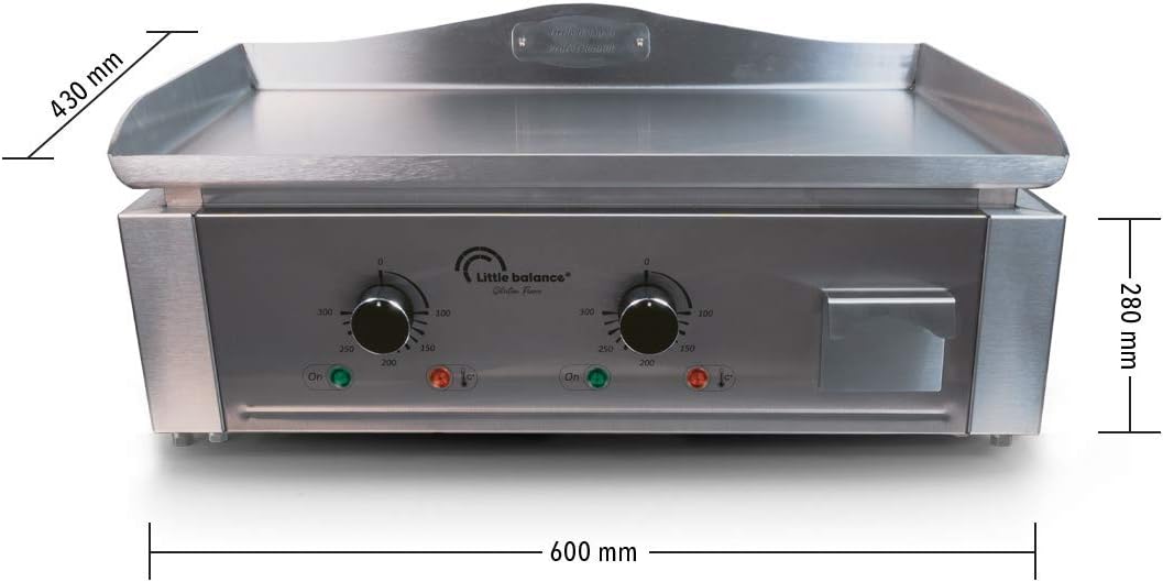 bleujardin - Aquitaine Pro série - inox - 2 zones, 3500W - 8476