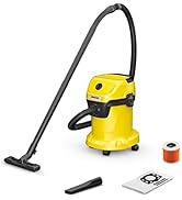 bleujardin Aspirateur sec et humide WD 3V-17/4/20, filtre cartouche feutre, 1000 W, réservoir : 17 ...