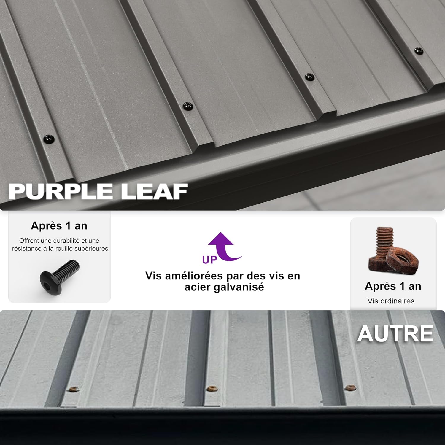 bleujardin - tonnelle jardin double toit - 3,65x4,25m - aluminium, moustiquaire, rideaux