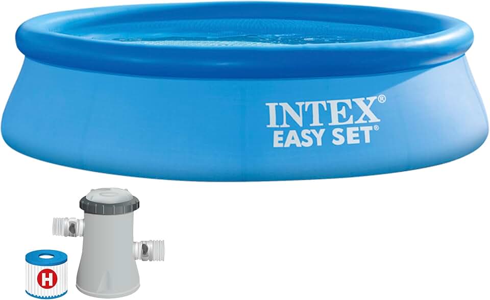 bleujardin - Easy Set 28122NP - Piscine autoportée 3,05x0,76m, épurateur 1m3/h