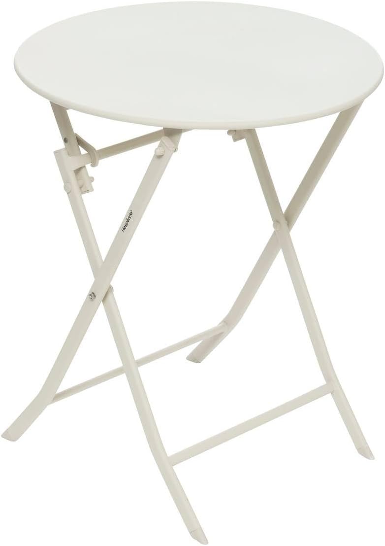 bleujardin - Greensboro Ambre - ronde, pliante 2 places - acier epoxy renforcé