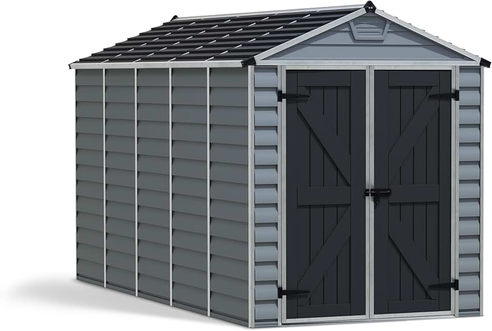 bleujardin - bleujardin - 7m² - aluminium, polycarbonate gris