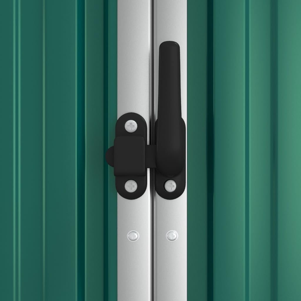 bleujardin Abri à Outils de Jardin Vert 161x89x161 cm Acier galvanisé, Maison & Jardin, Pelouses & Jardins, Vie en extérieur, Structures extérieures, Cabanes & abris de Jardin, Vert, (Poids 29.62KG)