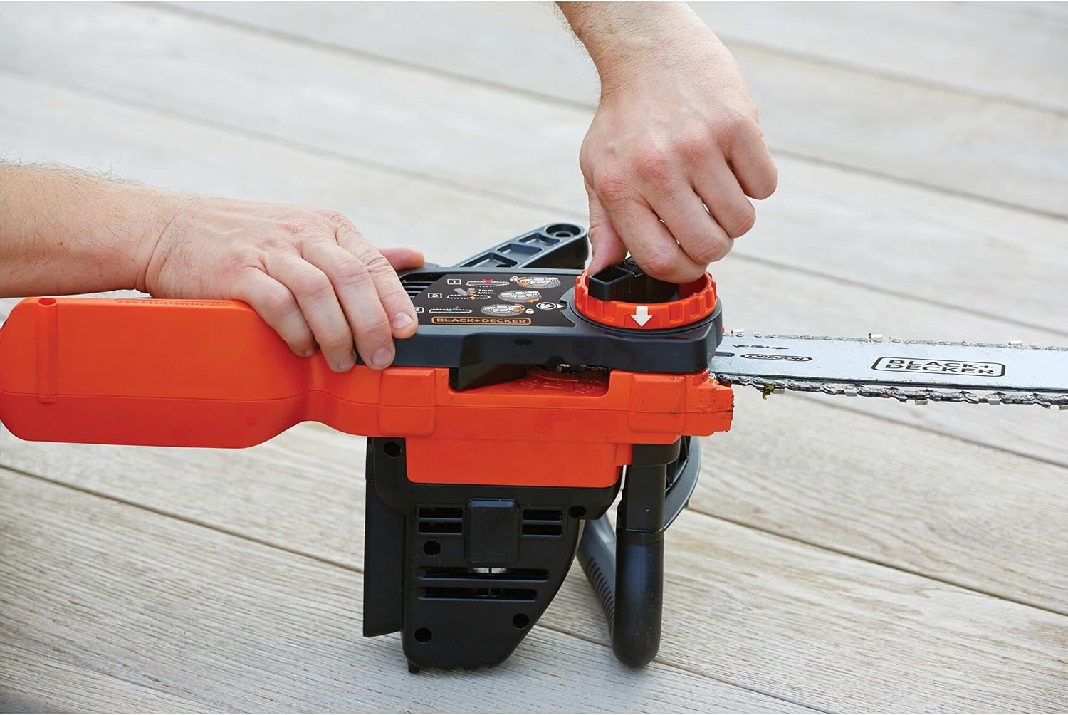 bleujardin - Tronçonneuse 36V 30cm, batterie 2Ah, lubrification auto, tendeur sans outil - GKC3630L20-QW