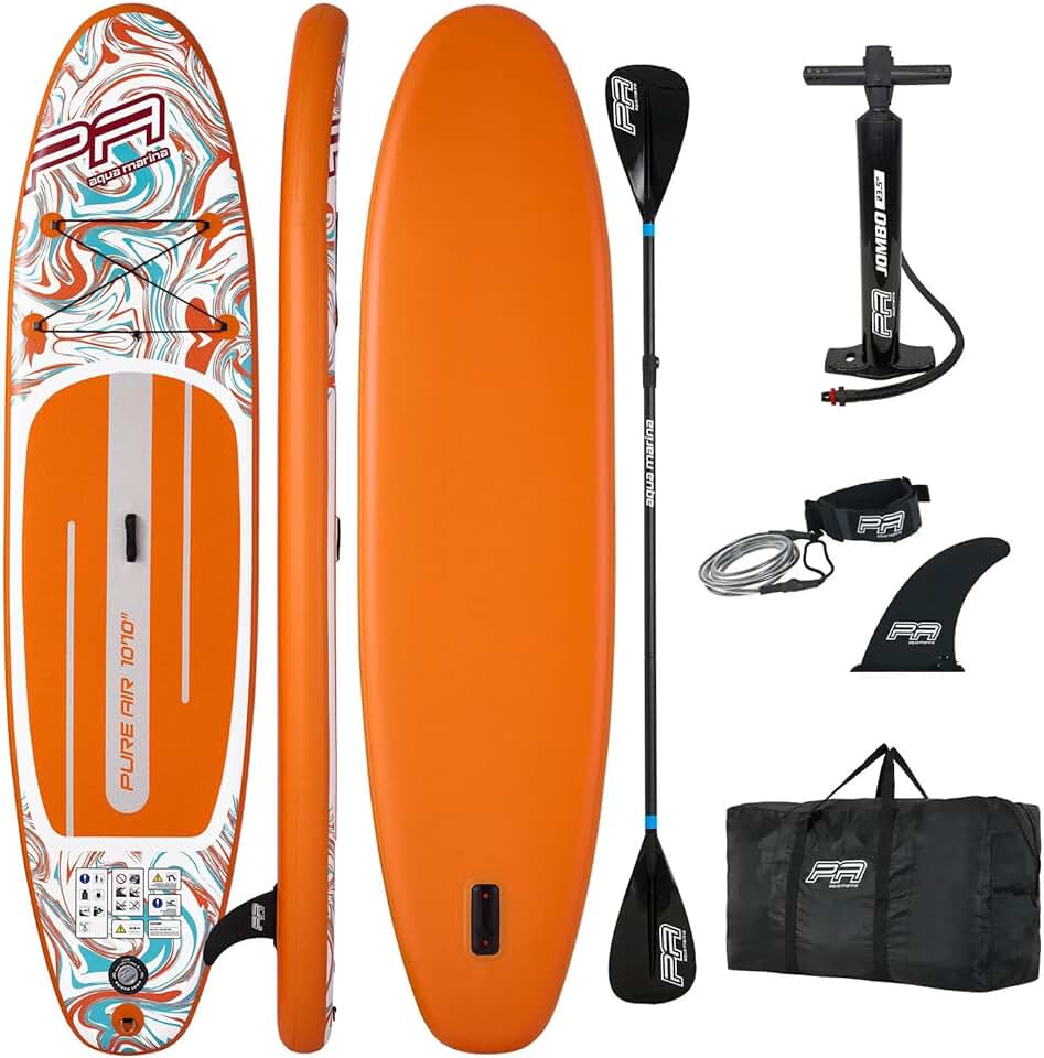 bleujardin Pure Air Coast 10'10 Planche de stand up paddle gonflable 330 x 82 x 15 cm
