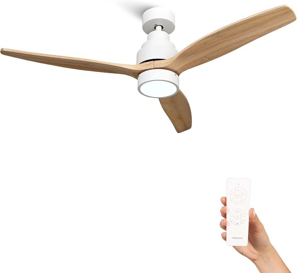 bleujardin - Brizy! Bright - 132cm - 45W, télécommande, LED, 6 vitesses