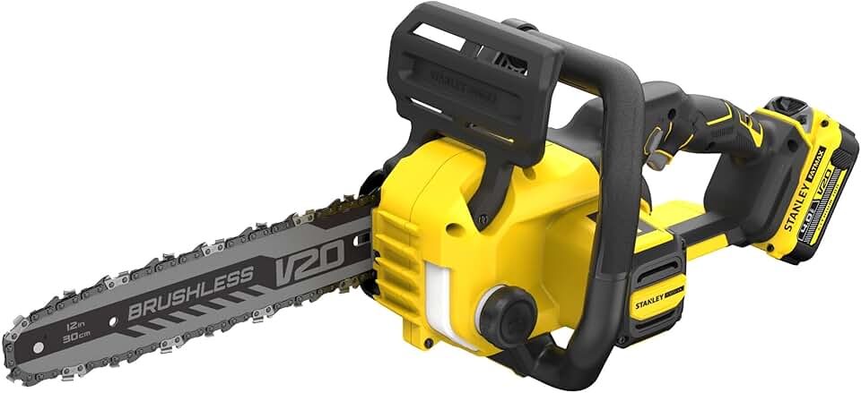 bleujardin - Fatmax V20 - 30 cm tronçonneuse sans balais, 18V, 4Ah, SFMCCS730M1-QW