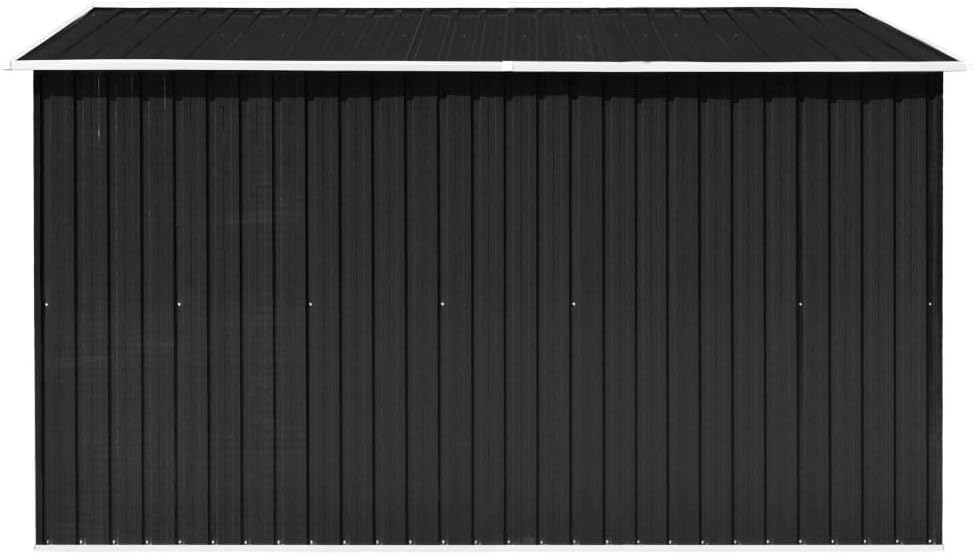 bleujardin Abri de Jardin 257x298x178 cm Métal Anthracite,Maison & Jardin, Pelouses & Jardins, Vie en extérieur, Structures extérieures, Cabanes & abris de Jardin, Anthracite (Poids 72.36KG)