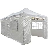 bleujardin - Tonnelle pop-up 3x6m entièrement imperméable avec 4 parois latérales Premiu...