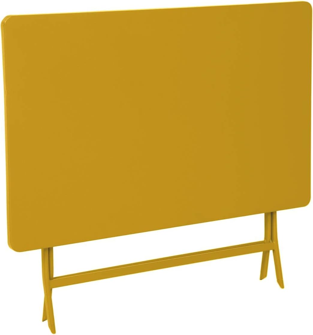 bleujardin - Greensboro - rectangulaire pliante 4 places - acier epoxy antirouille