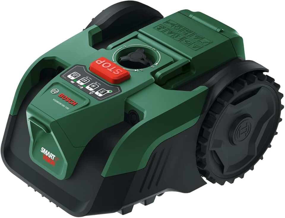 bleujardin - Tondeuse robot série VISIMOW - 16 cm - 100 m², coupe 20-60 mm - VISIMOW18V-100