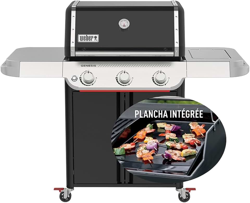 bleujardin - Genesis E-315W - barbecue gaz plancha - 3 brûleurs puissants