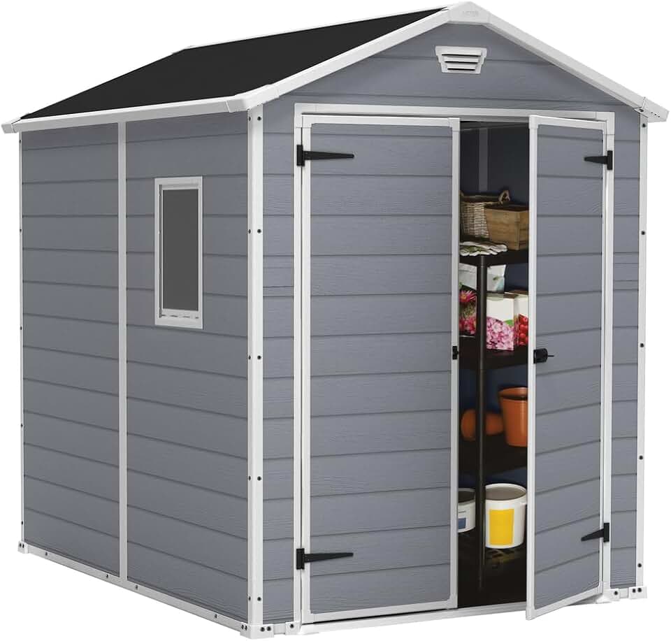 bleujardin - ABRI Manor 68-4,1m² - Gris