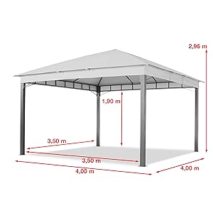 tonnelle de jardin pavillon bleujardin intent24