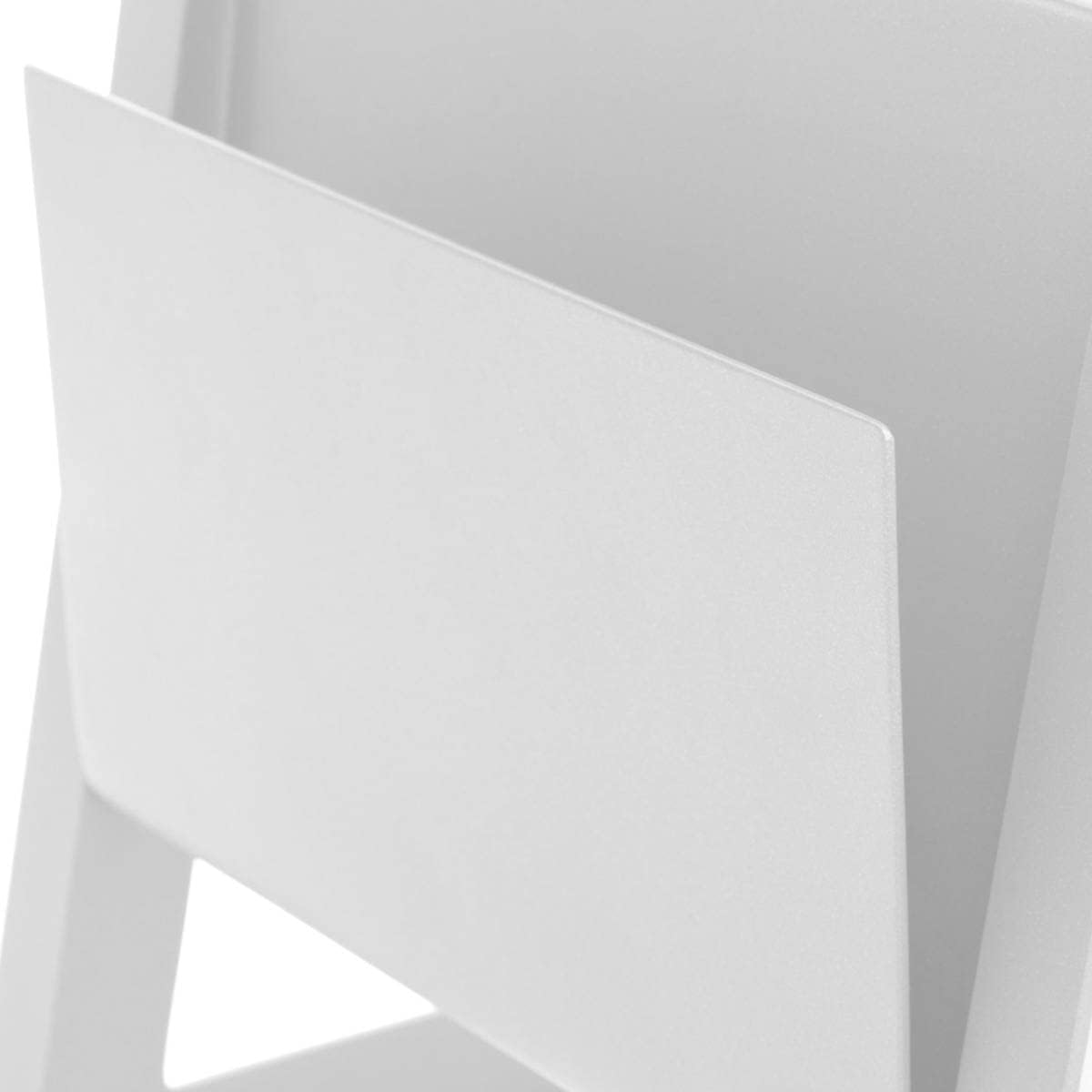 bleujardin - table d'appoint Allure - 50x50 cm - acier blanc