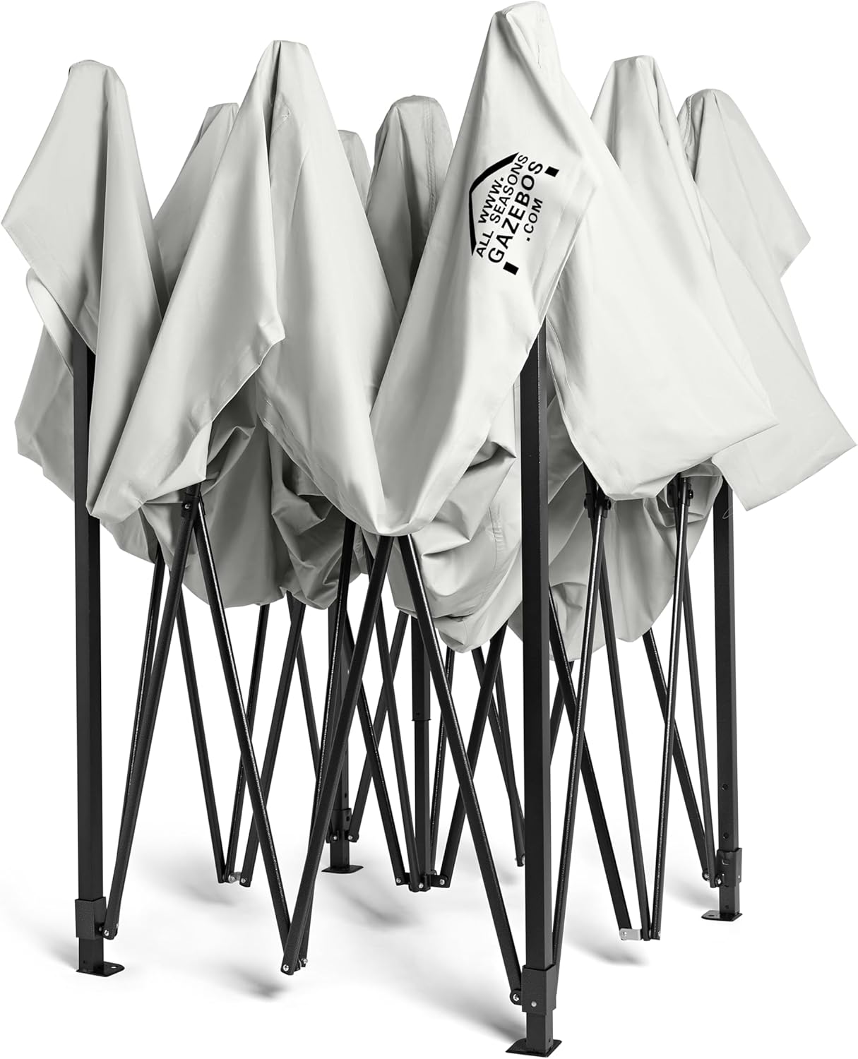 bleujardin - Pop-up tonnelle série 3x3m - blanche, 100% imperméable