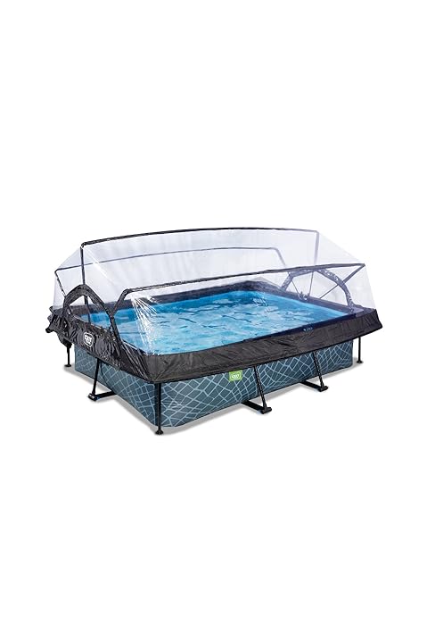 bleujardin Piscine Stone avec dôme