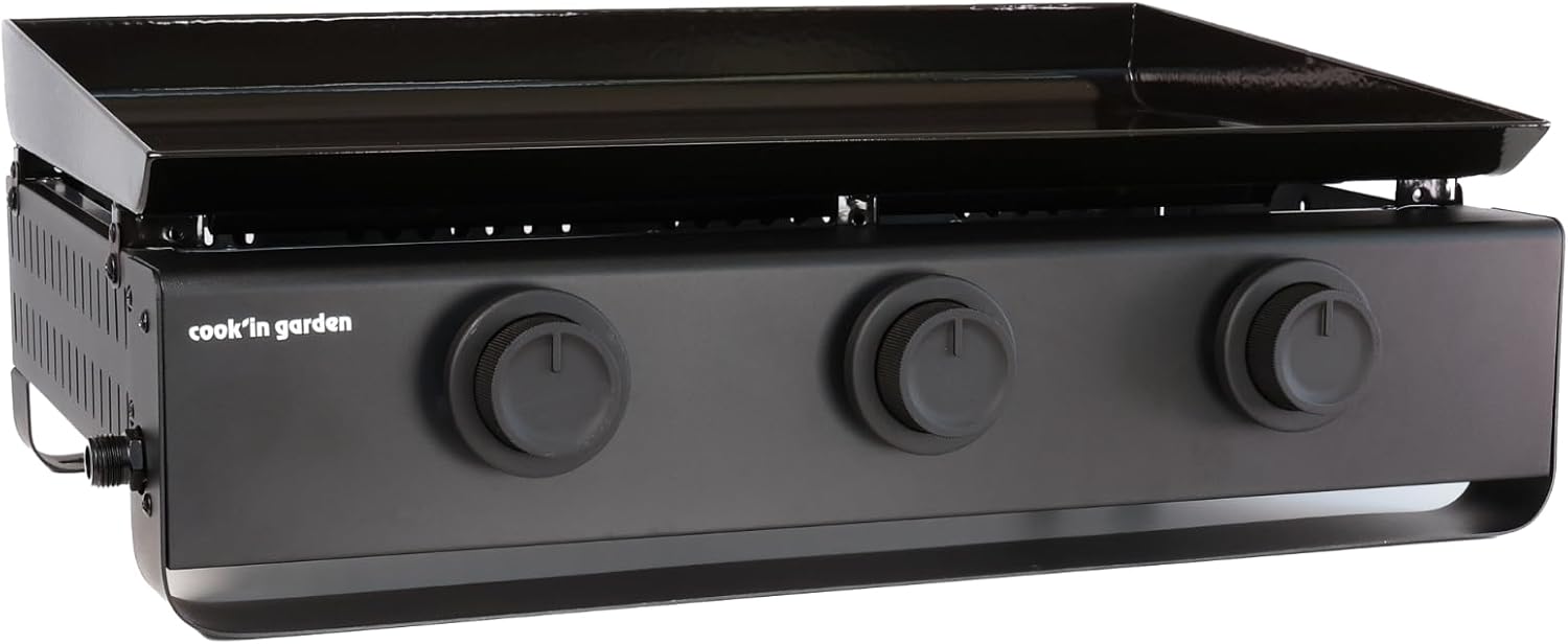 bleujardin - Tempo 3 brûleurs - 6 kW - acier émaillé - bac amovible