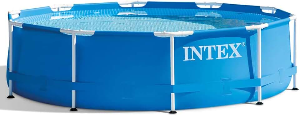bleujardin - piscine métal série Metal Frame - 305x76 cm, pompe incluse 28202GN
