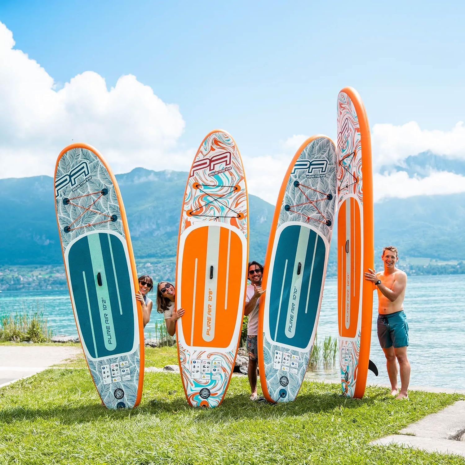 bleujardin Pure Air Coast 10'10 Planche de stand up paddle gonflable 330 x 82 x 15 cm