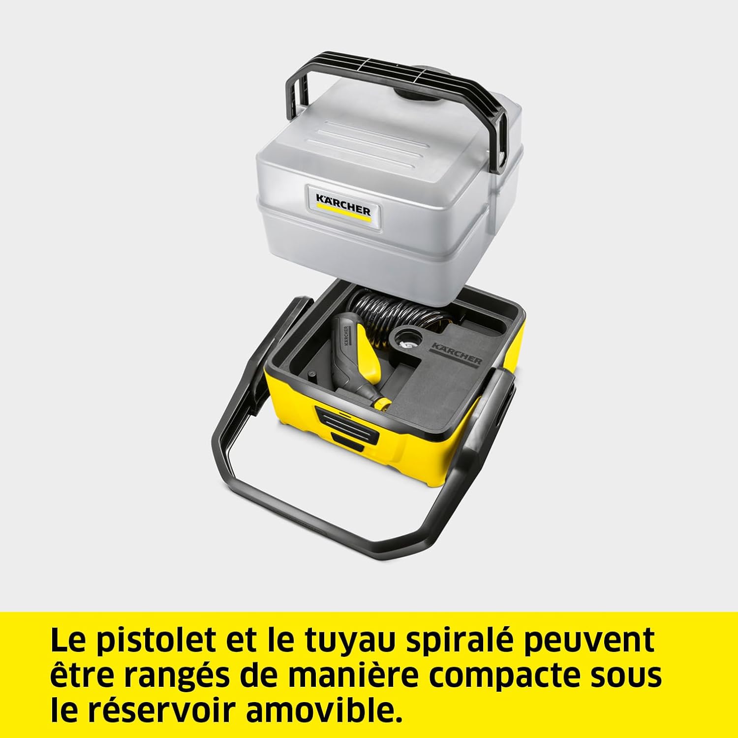 bleujardin - OC 3 Plus - 26x23x28 cm - nettoyeur mobile, 7L, 2.3kg, batterie Li-Ion
