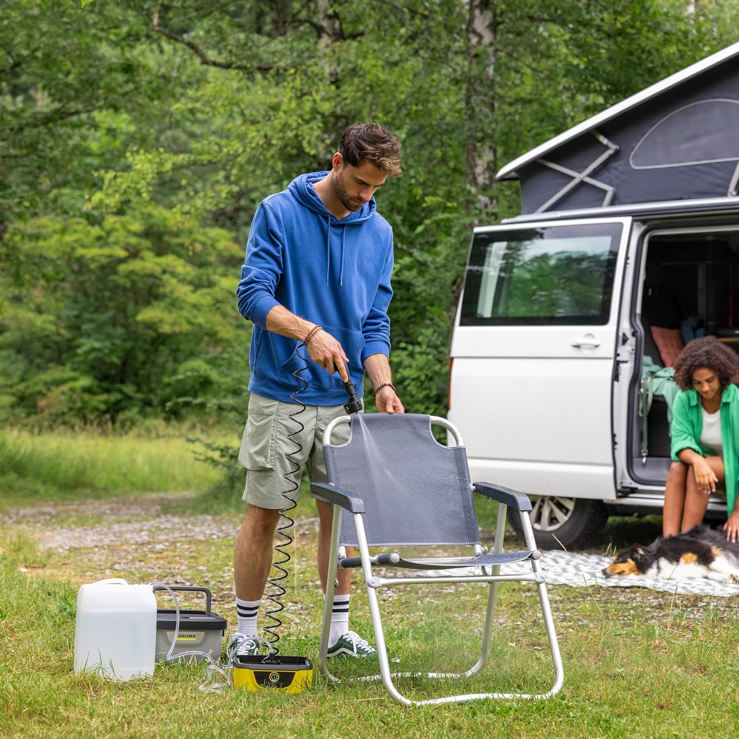 bleujardin - OC 4 Adventure - 27x23x39 cm - nettoyeur extérieur mobile, 8L, batterie lithium-ion