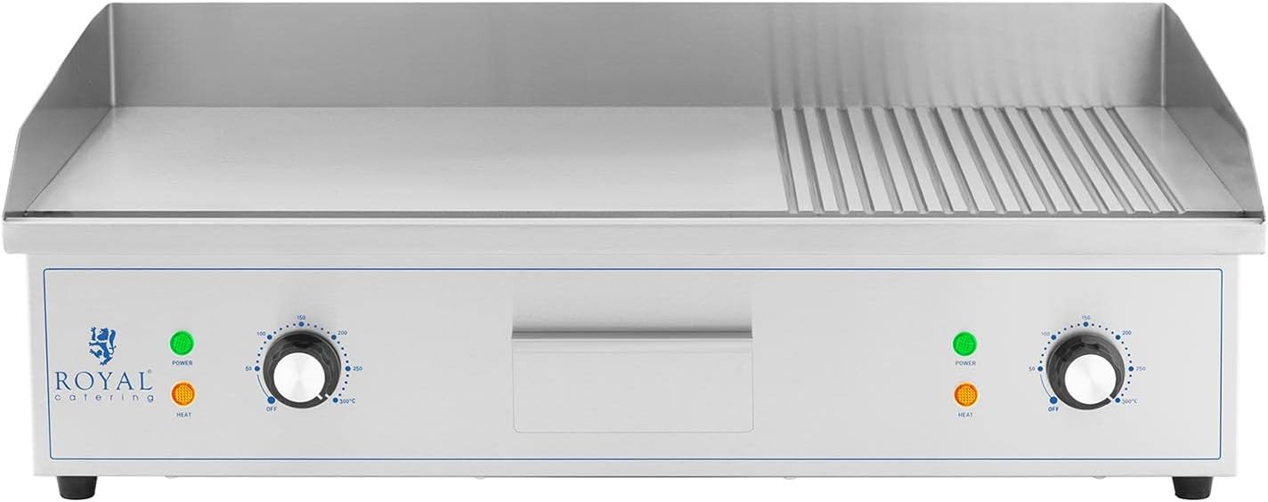bleujardin - Plancha professionnelle 727x420 mm fer 4400 W RCPG51-M