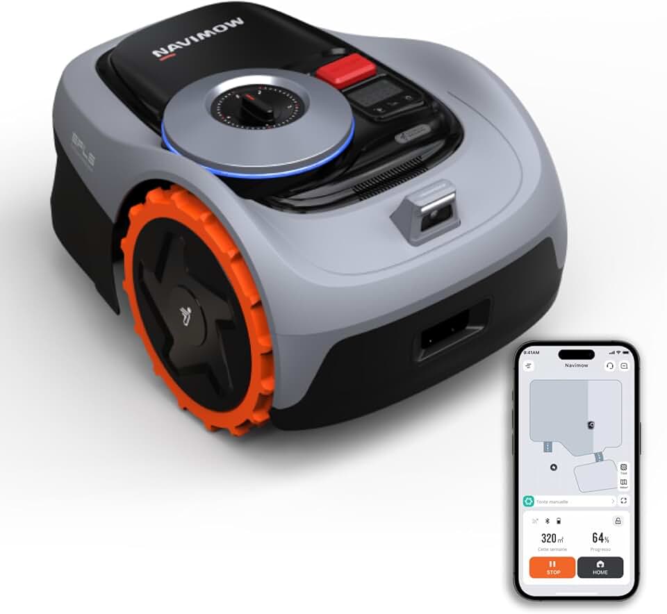 Segway - bleujardin i105E - 500/600m² - tondeuse robot, RTK+Vision, multizone, IA, limite virtuelle, i105E