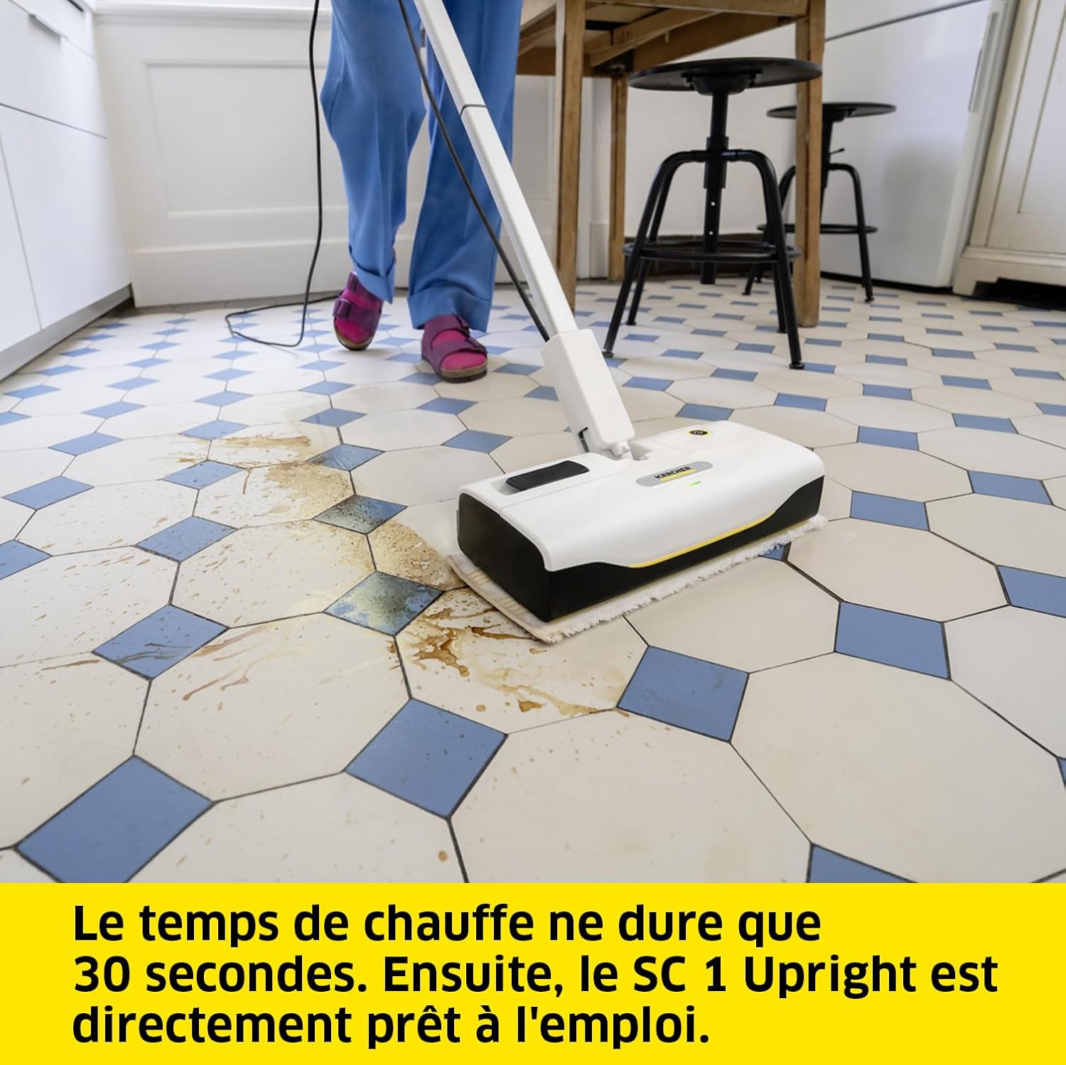 bleujardin - SC 1 Upright - 30s chauffe, 0,2L, 2,1kg, EasyFix sol