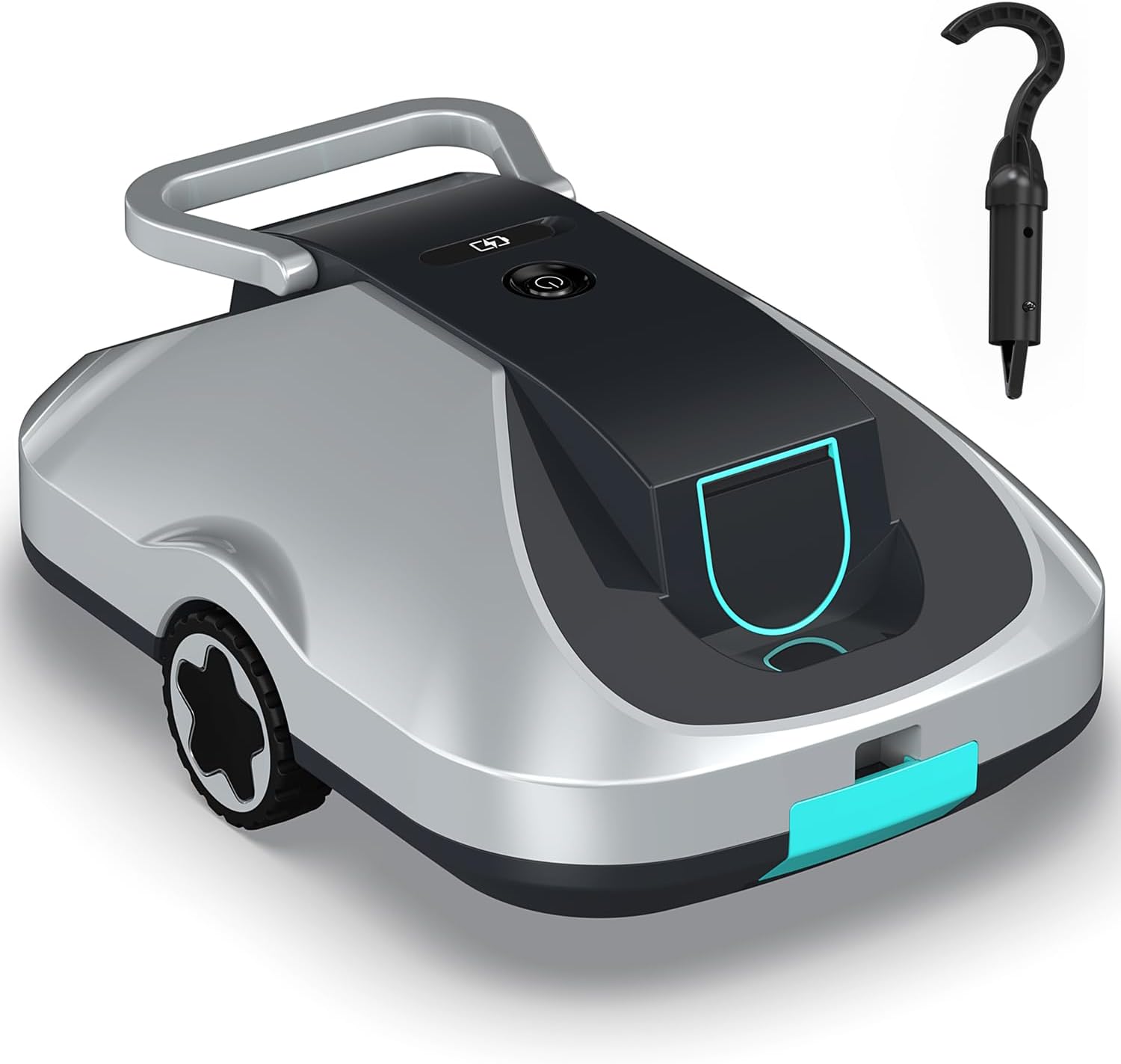 Robot piscine sans fil - compact, 200min autonomie, filtration fine, 232m²