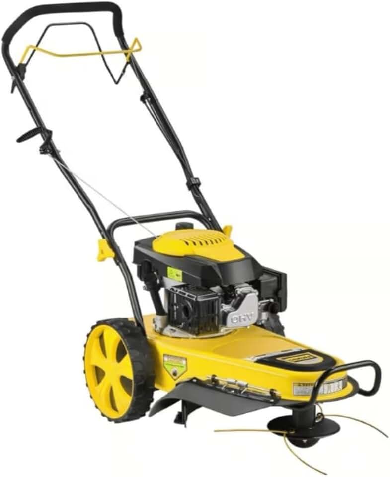 bleujardin Tondeuse Thermique Autotractée 146cm3 - Largeur de Coupe 56 cm - Hauteur de Coupe 5 Positions - Pratique et Démarrage Facile - Outillage Jardin - Marque Française