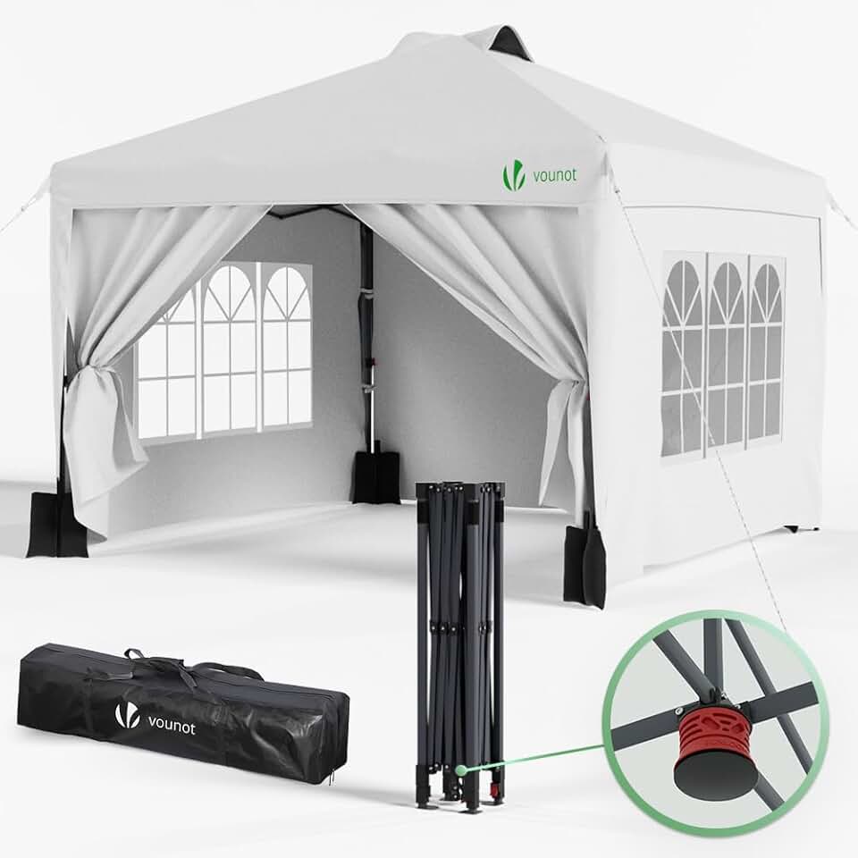 bleujardin - Tonnelle Pop Up 3x3m Imperméable UV Sac transport facile