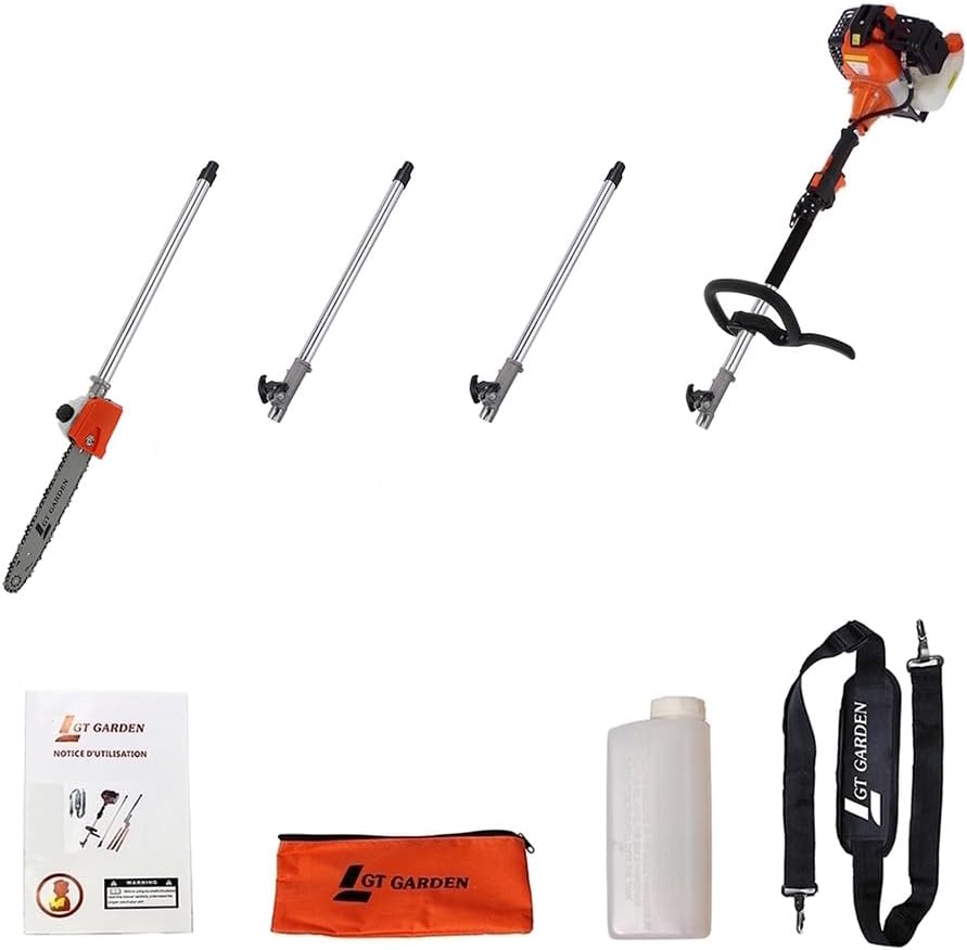bleujardin - élagueuse thermique sur perche - 4,15 m - 52 cm³, 3 CV