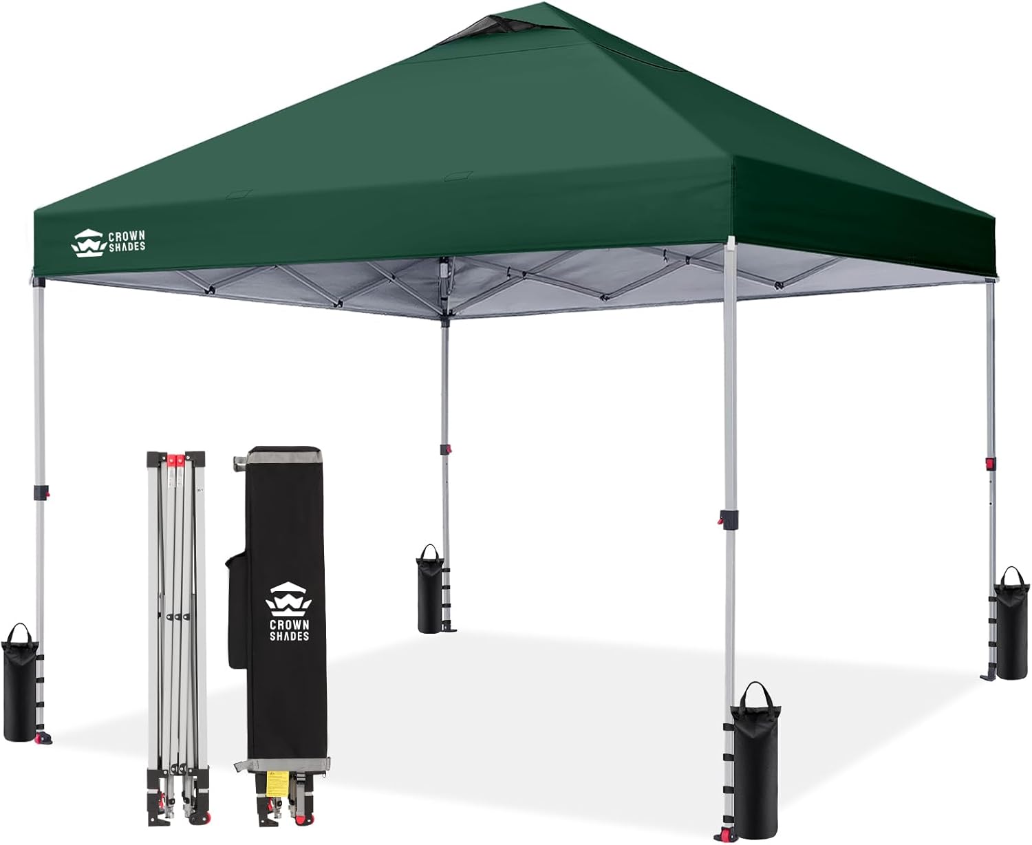 bleujardin - tonnelle pliante - 3x3m - imperméable, UPF 50+, vert, sac