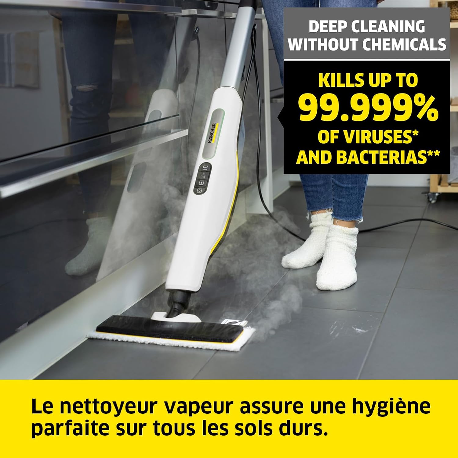 bleujardin - SC 3 Upright EasyFix - 0,5L - 1 600W - 60m² - vapeur rapide