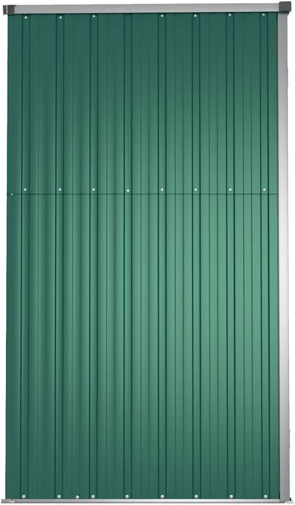 bleujardin Abri à Outils de Jardin Vert 161x89x161 cm Acier galvanisé, Maison & Jardin, Pelouses & Jardins, Vie en extérieur, Structures extérieures, Cabanes & abris de Jardin, Vert, (Poids 29.62KG)