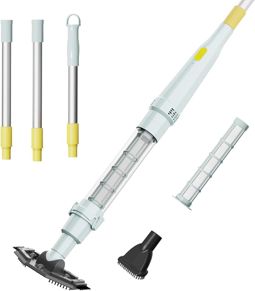 bleujardin - S1 Lite aspirateur piscine sans fil, 90 min, léger, S1 Lite