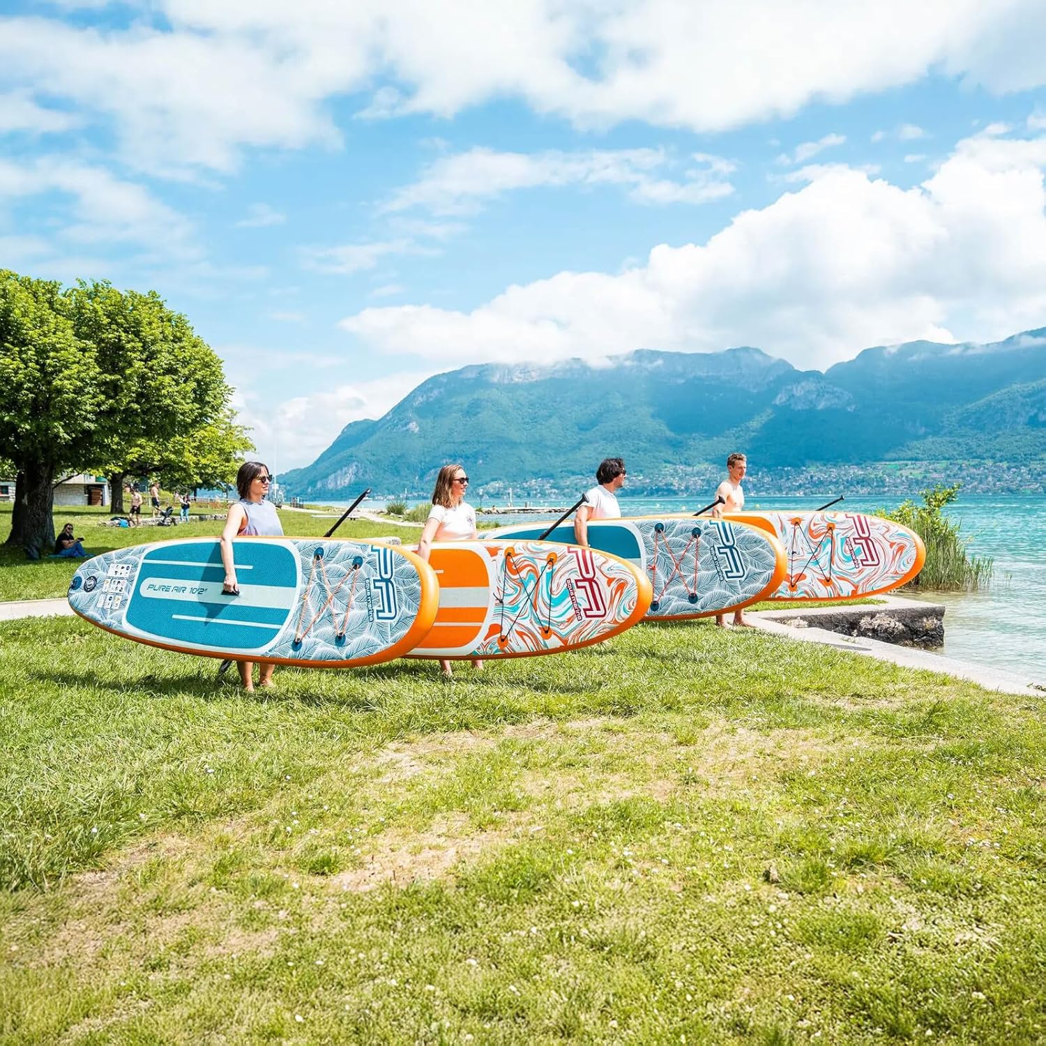 bleujardin Pure Air Coast 10'10 Planche de stand up paddle gonflable 330 x 82 x 15 cm