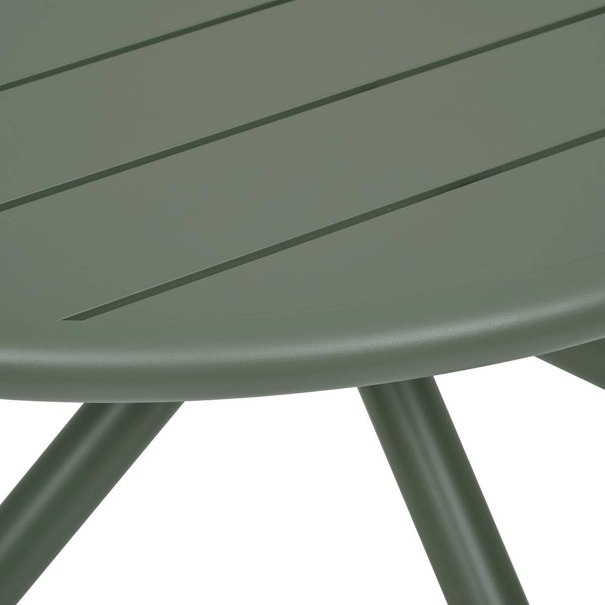 bleujardin - Nebullia Table Jardin 4 places 105cm Vert Laurier