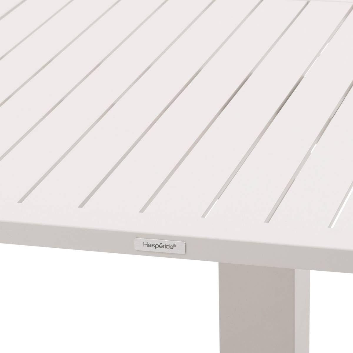 bleujardin - Salimia - table relevable carrée aluminium 110x110cm