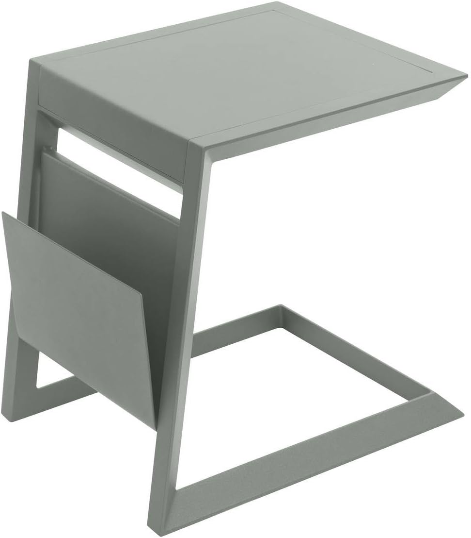 bleujardin - Table d'appoint Allure - 55x45x55 cm - Vert Laurier