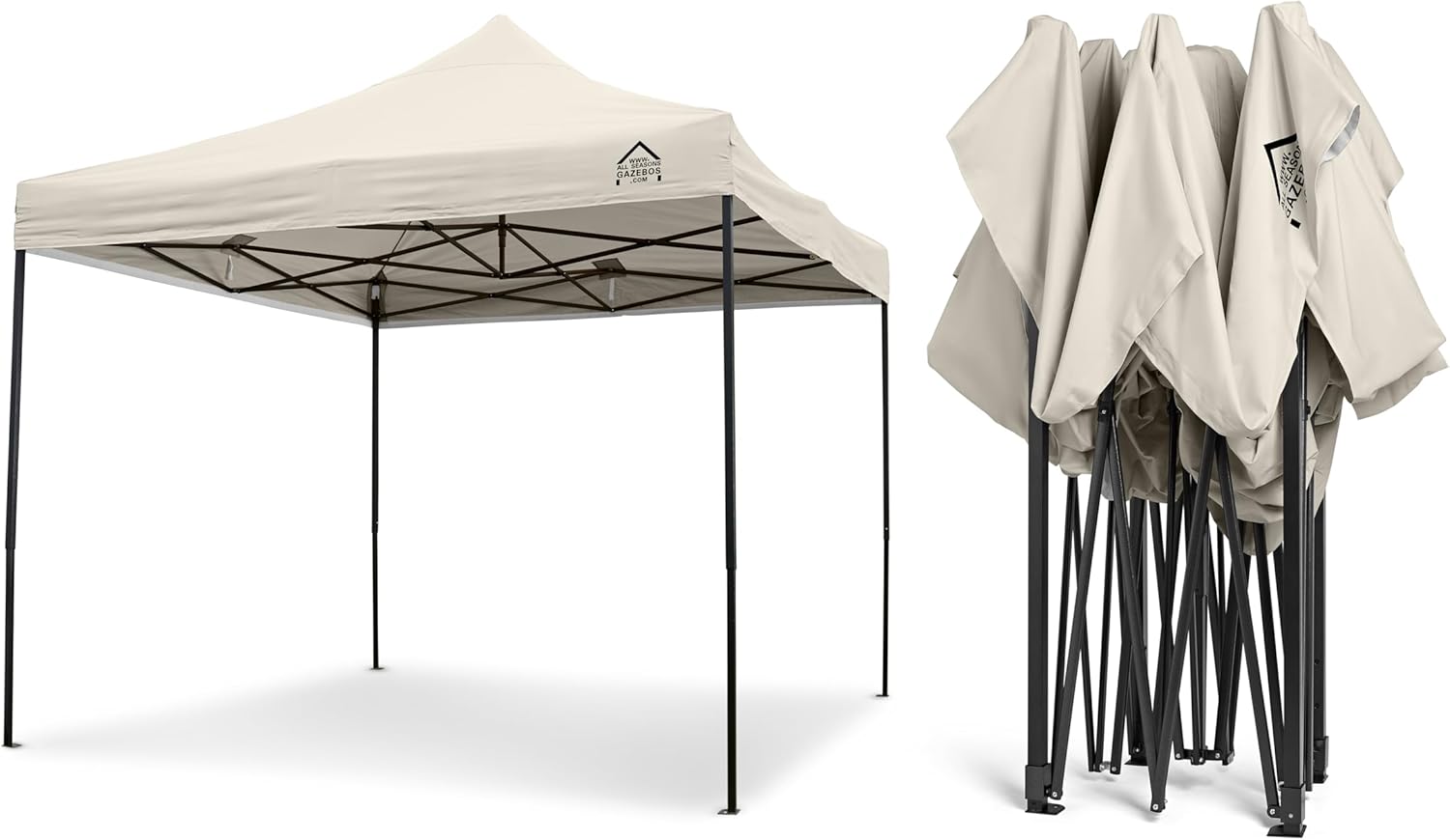 bleujardin - Tonnelle pliante série premium - 3x3m - étanche, parois latérales, accessoires, haute qualité