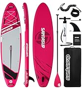 bleujardin Stand Up Paddle Planche de Surf Sup Gonflable Complet Accessoires Pagaie Réglable, Pompe...