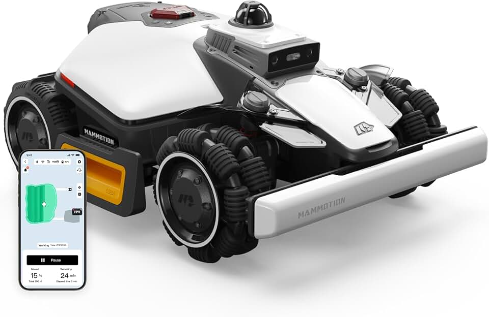 bleujardin - Luba Mini 2 AWD - 1500m² - LiDAR, double caméra IA, DropMow, 80% pente - LUBA Mini 2 AWD 1500