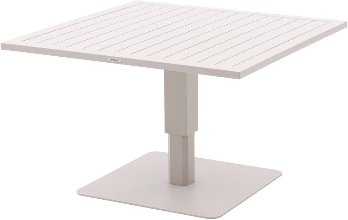 bleujardin - Salimia - table relevable carrée aluminium 110x110cm