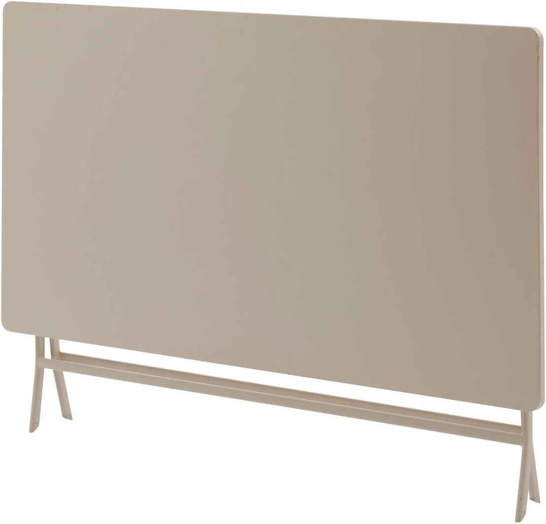 bleujardin - Greensboro - table pliante rectangulaire 6 places - acier epoxy antirouille